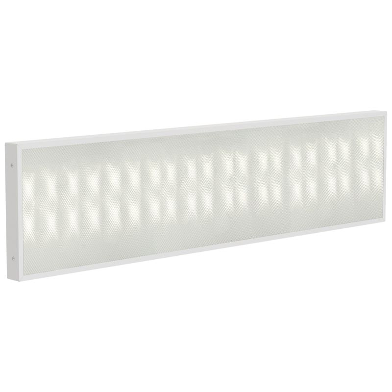 PRO Панель светодиодная ДВО 1081 36Вт 4000К IP40 1195х295мм призма IEK