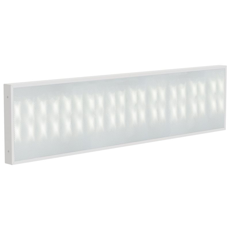 PRO Панель светодиодная ДВО 1081 36Вт 5000К IP40 1195х295мм призма IEK