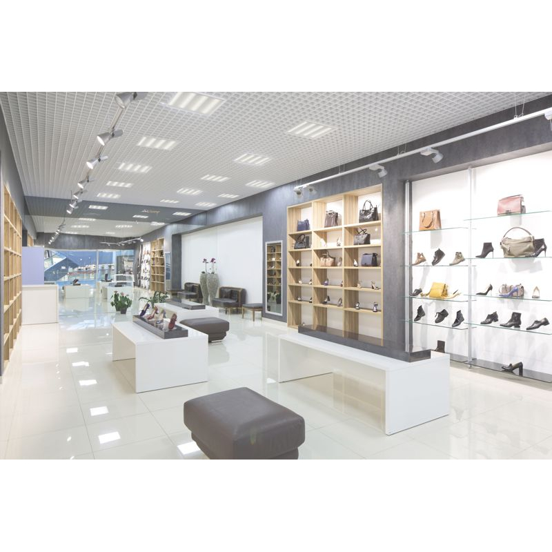 PRO Панель светодиодная ДВО 2001 30Вт 5000К IP40 588х588мм Грильято призма IEK