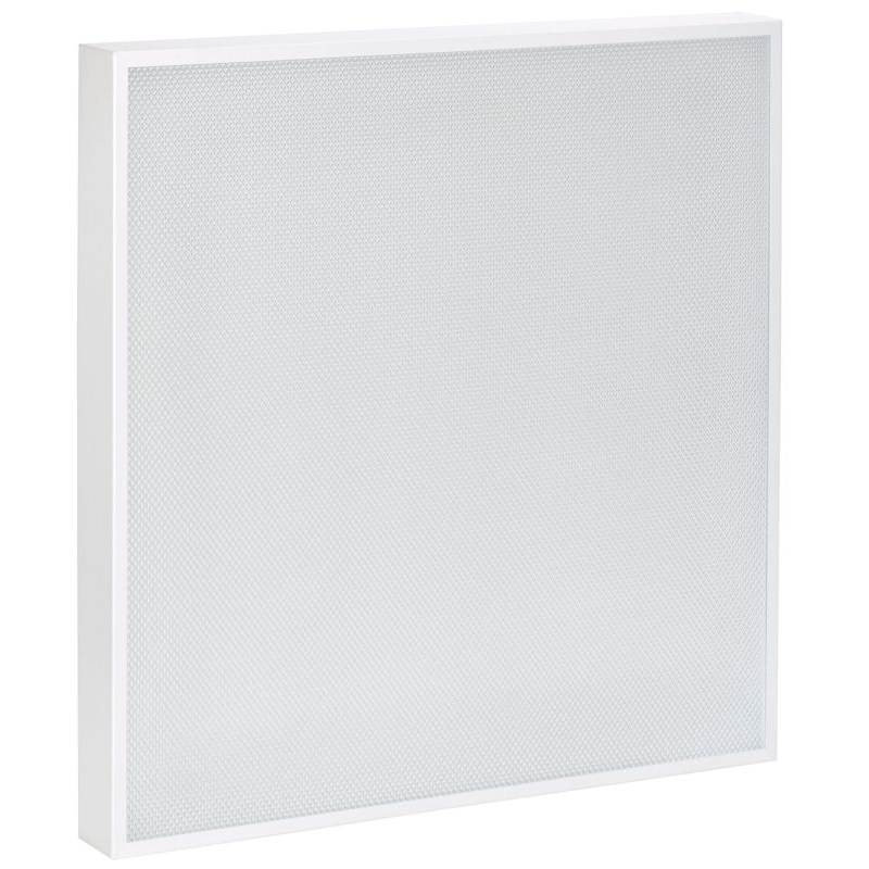 PRO Панель светодиодная ДВО 2001 45Вт 3000К IP40 588х588мм Грильято призма IEK