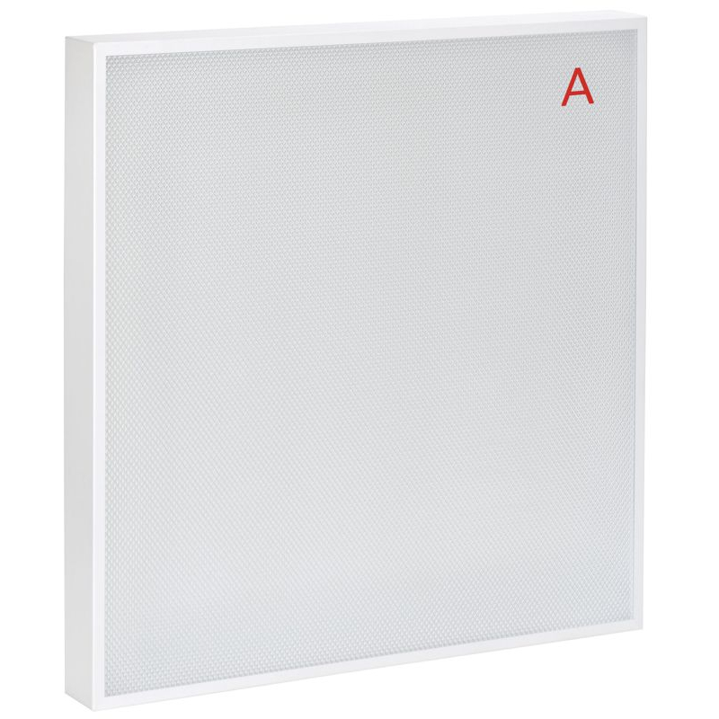 PRO Панель светодиодная ДВО 2001A 45Вт 5000К IP40 588х588мм Грильято призма БАП 3ч IEK