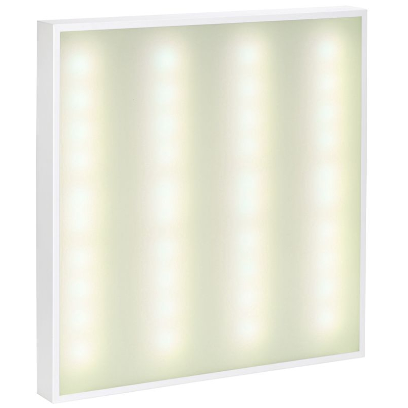 PRO Панель светодиодная ДВО 1001 30Вт 3000К IP40 595х595мм опал IEK