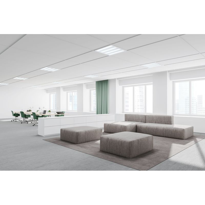 PRO Панель светодиодная ДВО 1001 40Вт 5000К IP40 595х595мм опал IEK