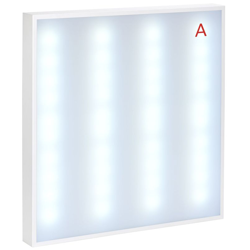 PRO Панель светодиодная ДВО 1001A 30Вт 6500К IP40 595х595мм опал БАП 3ч IEK