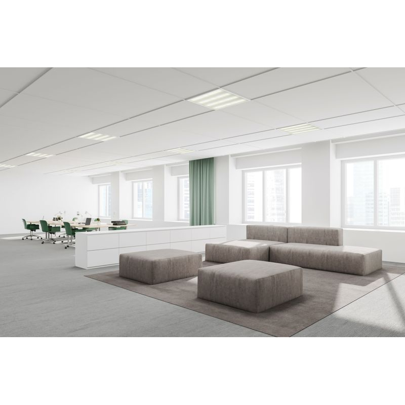 PRO Панель светодиодная ДВО 1002A 40Вт 4000К Ra>90 IP40 595х595мм опал БАП 3ч IEK