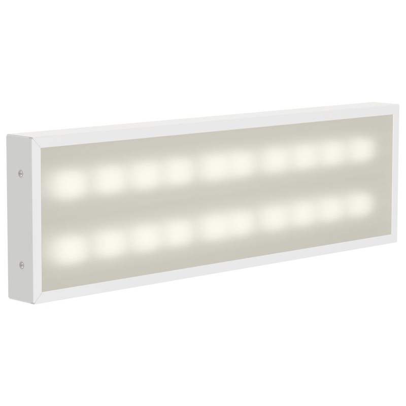 PRO Панель светодиодная ДВО 1011 18Вт 3000К IP40 595х180мм опал IEK