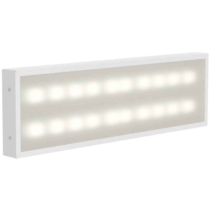 PRO Панель светодиодная ДВО 1011 18Вт 4000К IP40 595х180мм опал IEK