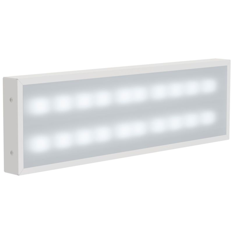 PRO Панель светодиодная ДВО 1011 18Вт 6500К IP40 595х180мм опал IEK