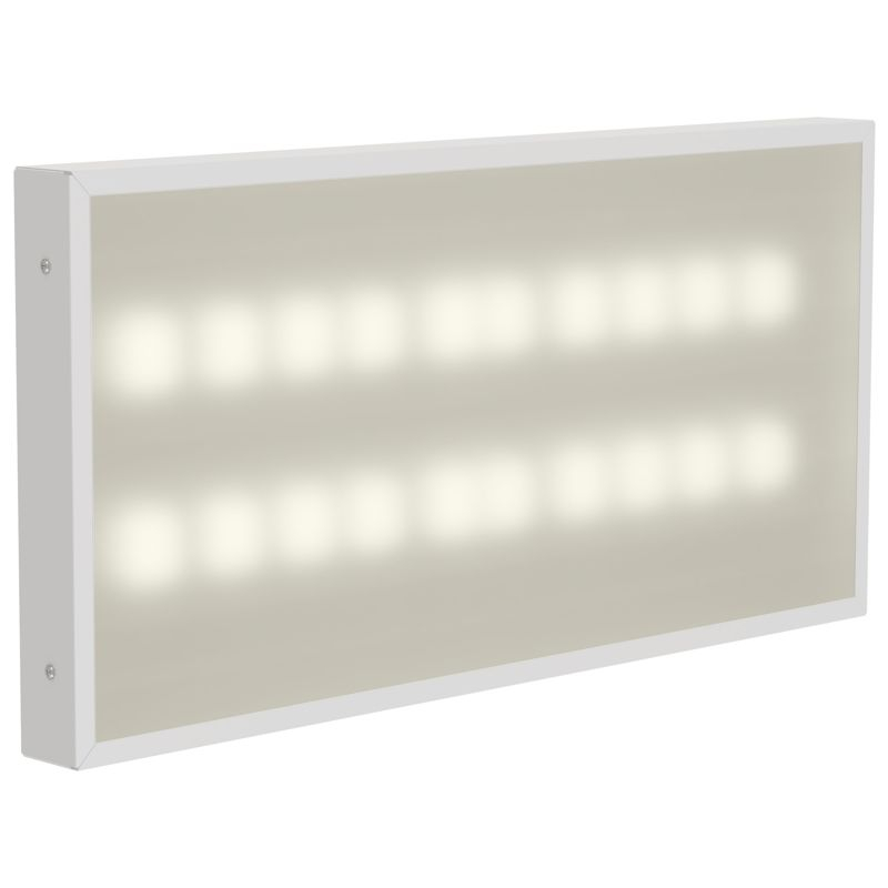 PRO Панель светодиодная ДВО 1071 27Вт 3000К IP40 595х295мм опал IEK