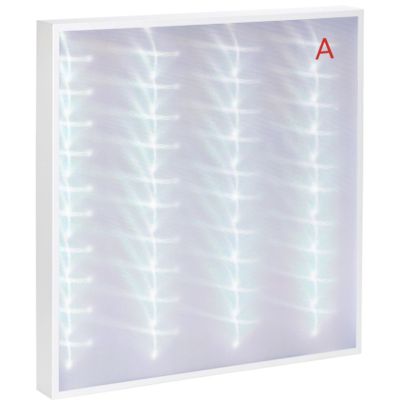 PRO Панель светодиодная ДВО 2001A 30Вт 6500К IP40 588х588мм Грильято микропризма БАП 3ч IEK