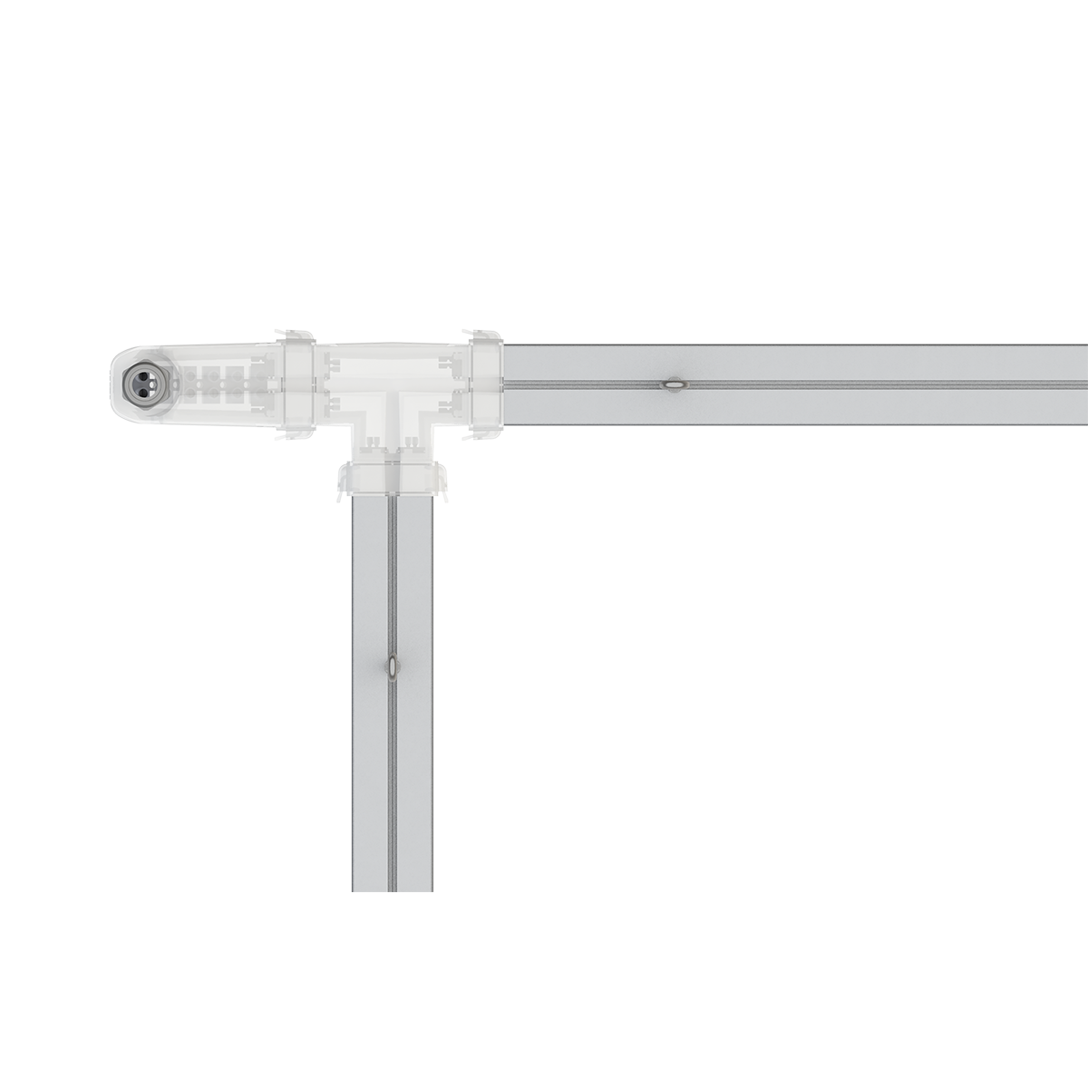 Коннектор L-trade II Т-образный ЛЕДЛ.068000.023 СБ левое подключение (ЛЕДЛ.068000.061-01) LEDEL