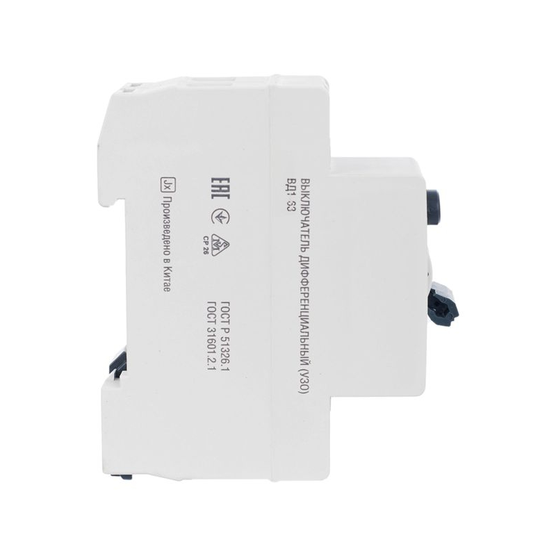 Выключатель дифференциальный (УЗО) ВД1-63 2Р 25А 30мА GENERICA