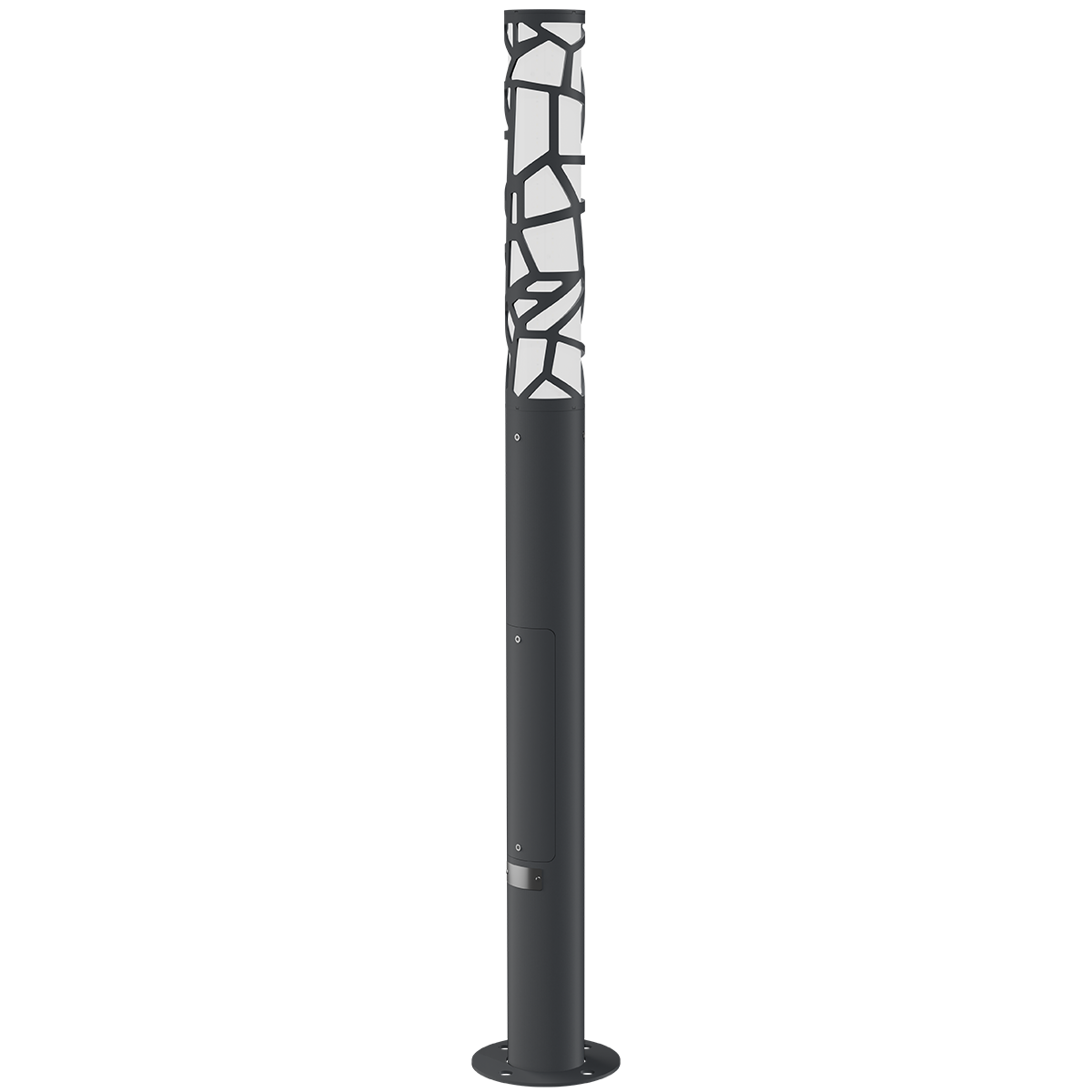 Светильник L-park PILLAR 2,4/40/С/840/03/PKII-71/220AC IP66 VP RAL7035 Муар LEDEL