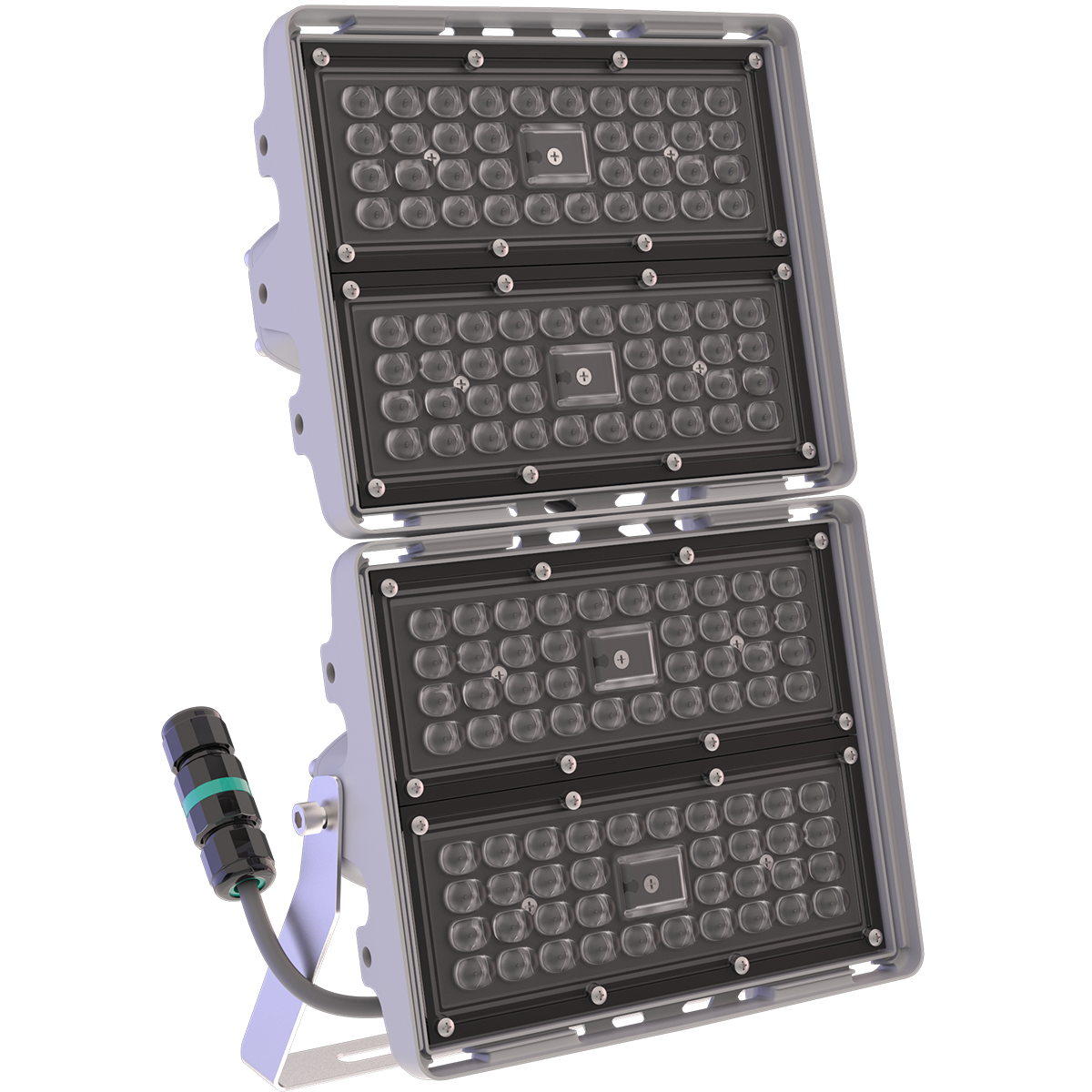 Светильник L-pixel 2/banner/100/Г60/750/(R5)/05/MT-KM/I1-C2/220AC IP66 RAL7035 LEDEL