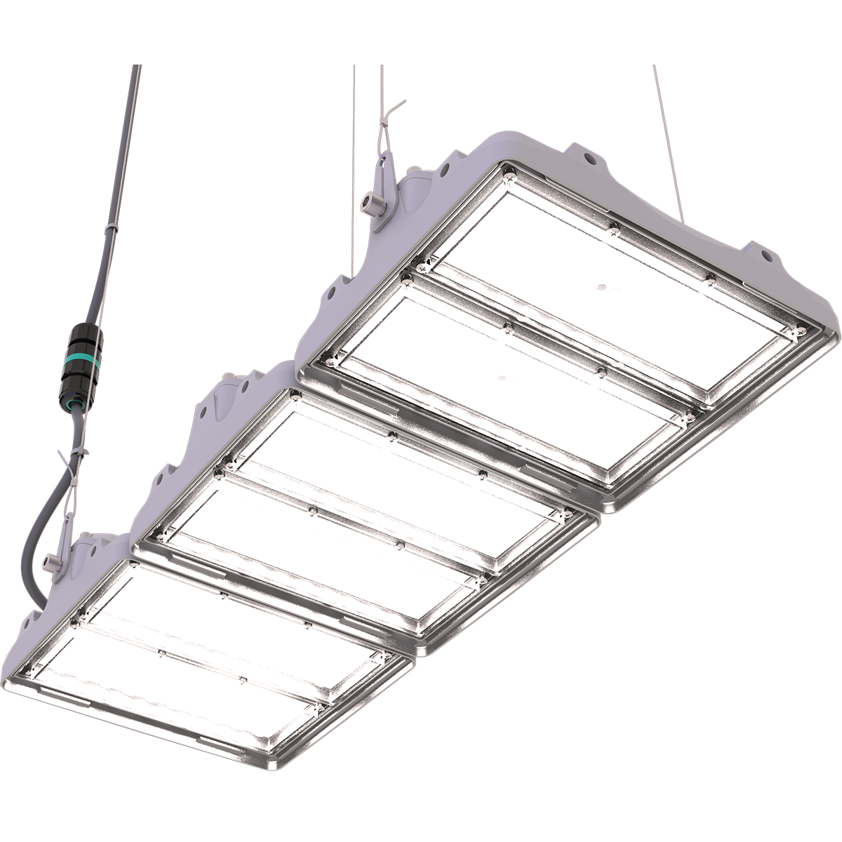 Светильник L-pixel 3/150/Г30/750/(R5)/05/MT-KM/I1-D3/220AC IP66 RAL7035 LEDEL