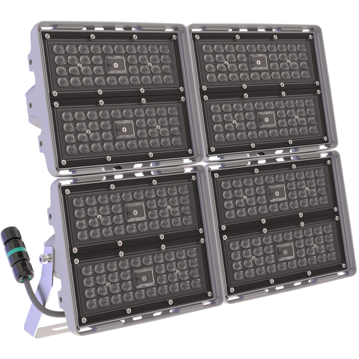 Светильник L-pixel 4/banner/200/К15/740/(R5)/05/MT-KM/I1-C4/220AC IP66 RAL7035 LEDEL