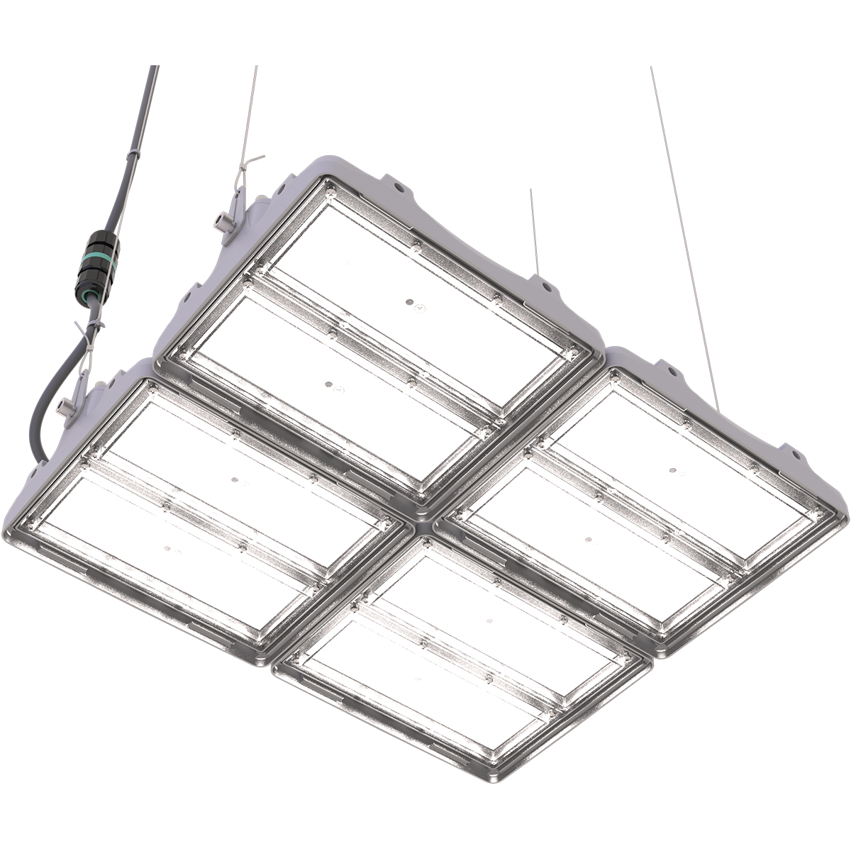 Светильник L-pixel 4/200/К15/740/(R5)/05/MT-KM/I1-D4/220AC IP66 RAL7035 LEDEL