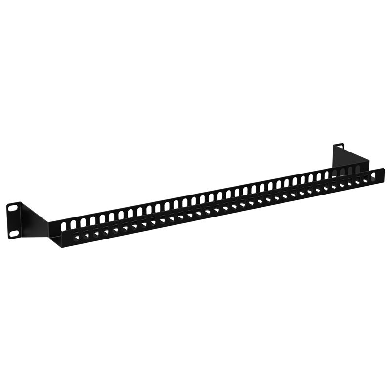 ITK Органайзер кабельный 1U задний черный