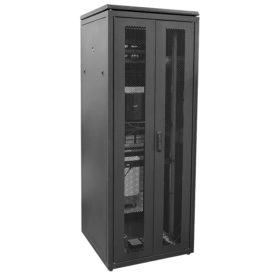 ITK LINEA N Шкаф 48U 800х1100мм дв. перф. расп. чер.
