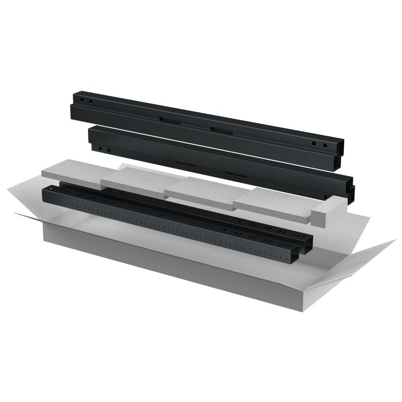 ITK LINEA E Комплект стоек и профилей для шкафа 42U черный