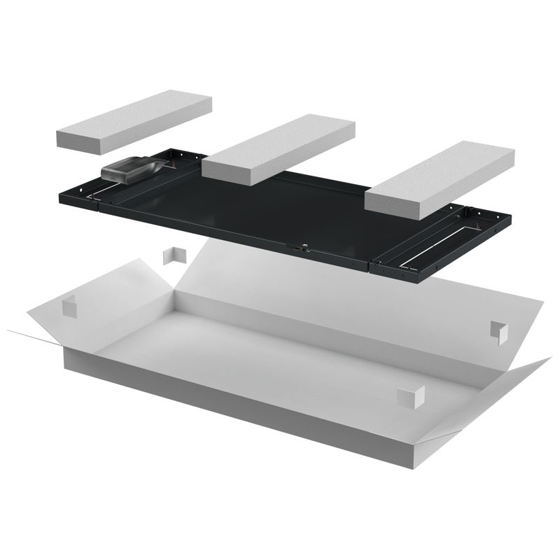 ITK LINEA N Панель задняя 600мм для шкафа 18U черная