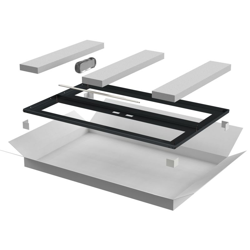 ITK LINEA N Дверь перфорированная двустворчатая 800мм шкафа 33U черная