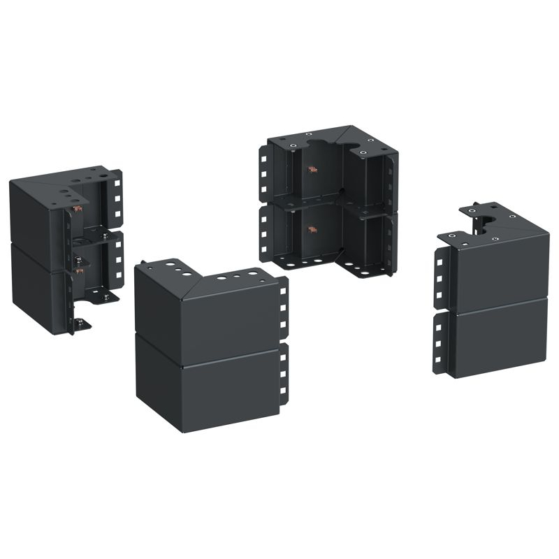 ITK LINEA S Уголок цоколя h=200мм черный (8шт/компл)