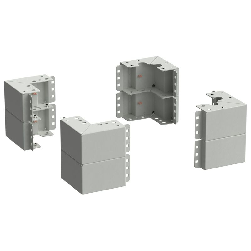 ITK LINEA S Уголок цоколя h=200мм серый (8шт/компл)