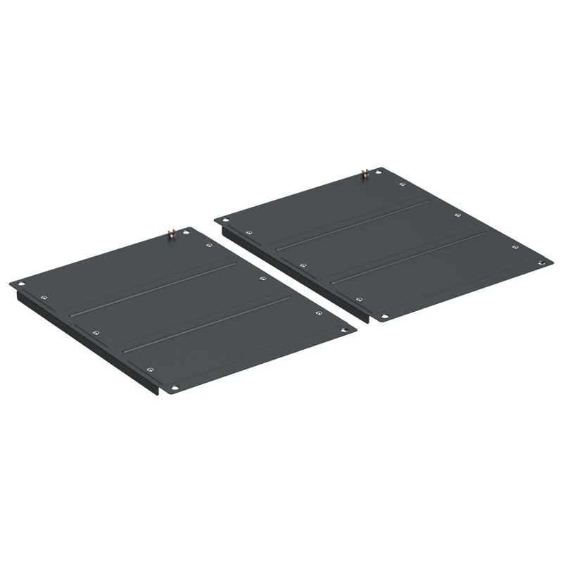 ITK LINEA S Панель основания шкафа 600х1000мм черная (2шт/компл)