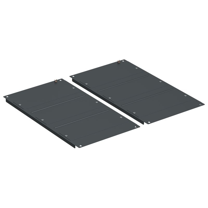 ITK LINEA S Панель основания шкафа 750х1070мм черная (2шт/компл)