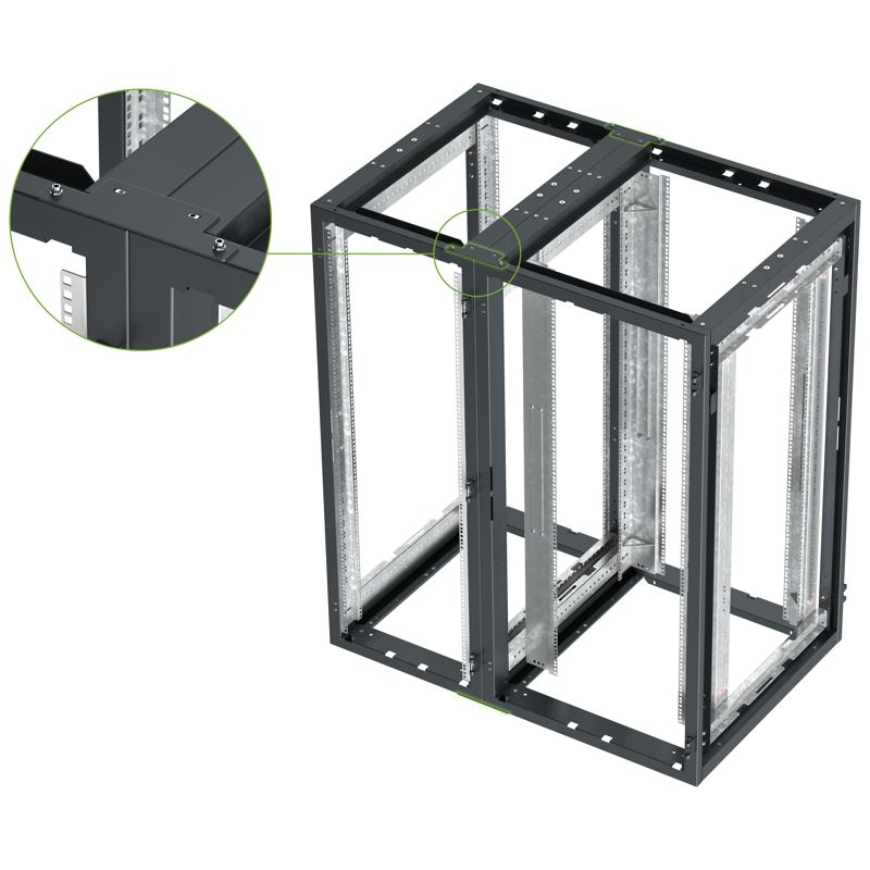 ITK LINEA S Комплект для соединения шкафов черный (4шт/компл)