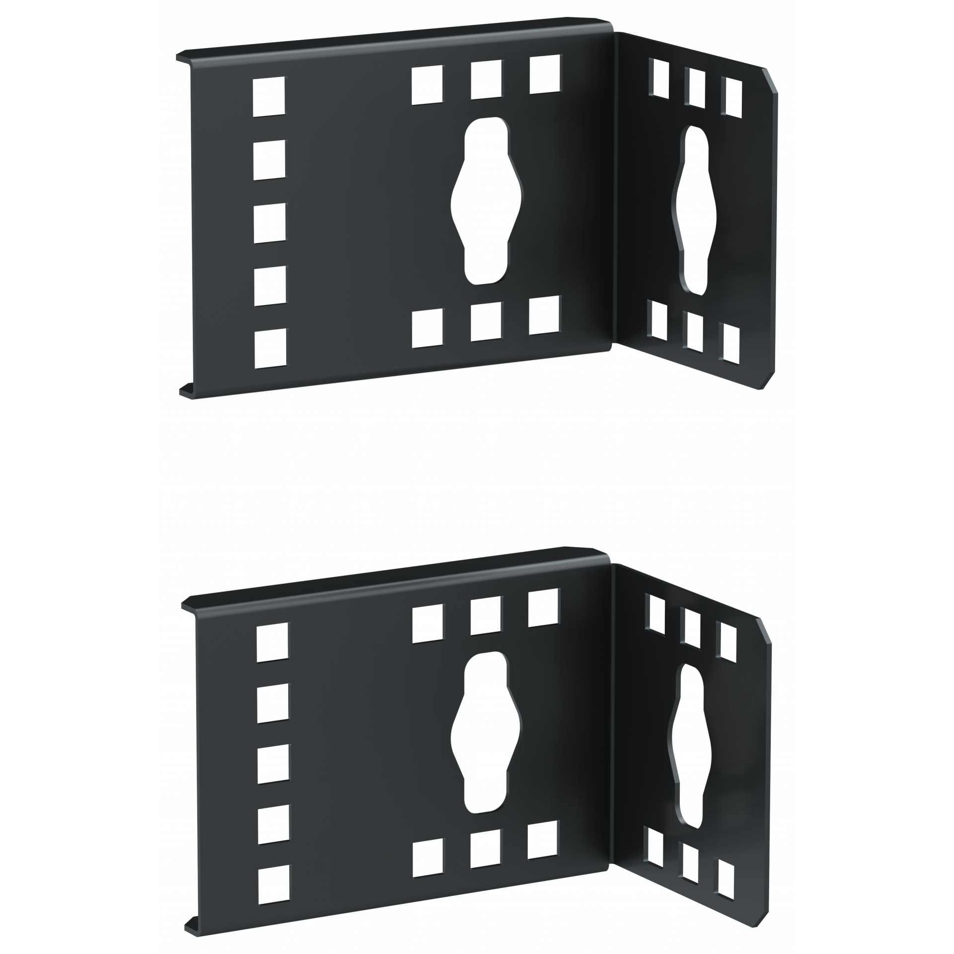 ITK LINEA S Кронштейн для крепления вертикальных PDU в зоне Zero-U черный (2шт/компл)