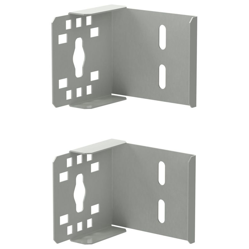 ITK LINEA S Кронштейн для крепления вертикального кабель-оргорганайзера в зоне Zero-U серый (2шт/компл)