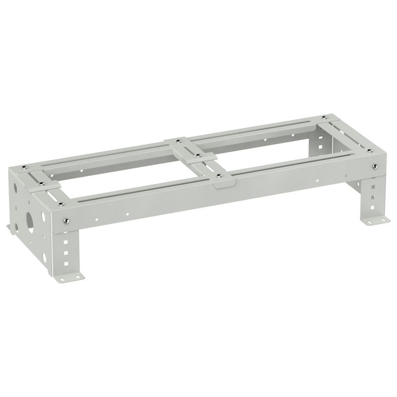 ITK LINEA S Кронштейн для монтажа лотка на шкаф 600мм серый