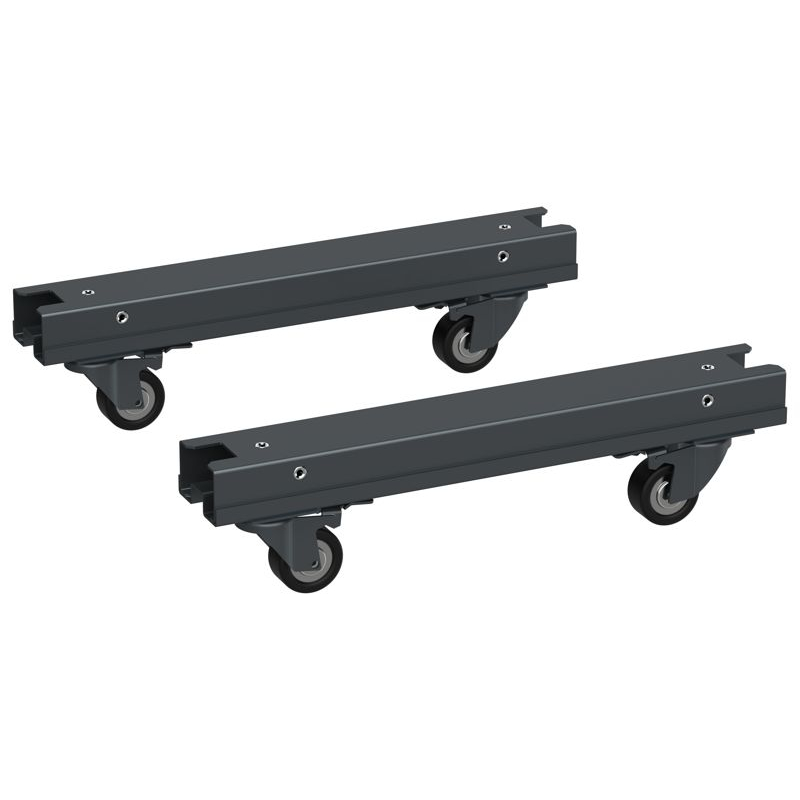 ITK LINEA S Комплект роликов для шкафа шириной 600мм черный