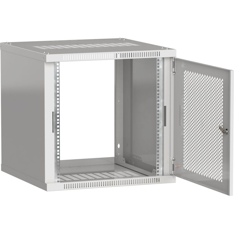 ITK Шкаф LINEA WE 6U 600х600мм дверь перфорированная серый