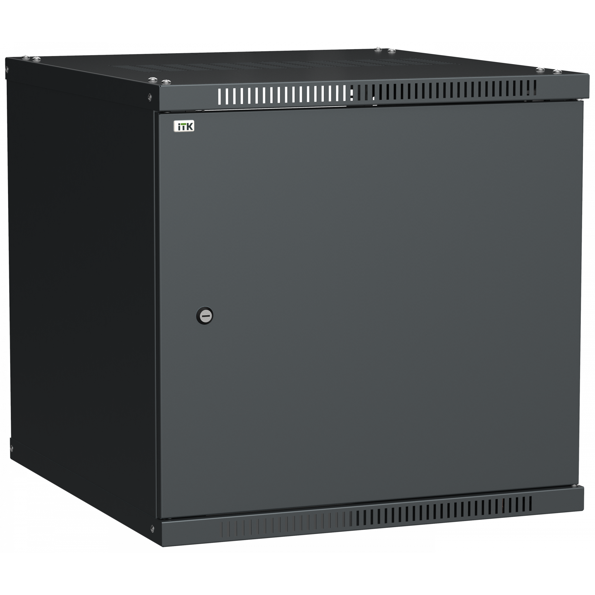 ITK Шкаф LINEA WE 9U 600x650мм дверь металл черный
