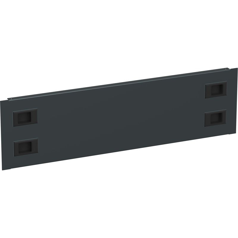 ITK Фальш-панель 19 3U крепление на защелках черная РФ