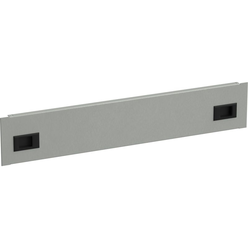 ITK Фальш-панель 19 2U крепление на защелках серая РФ