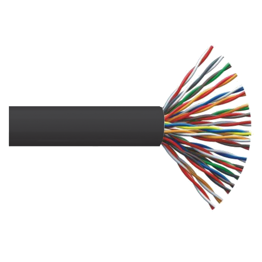 ITK Витая пара U/UTP кат.5E 10х2х24AWG solid LSZH нг(А)-HF серый (500м)