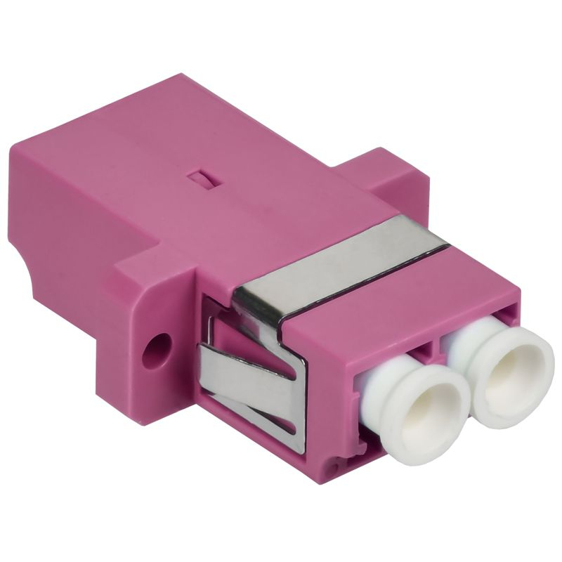 ITK Адаптер оптический проходной LC-duplex OM4 UPC