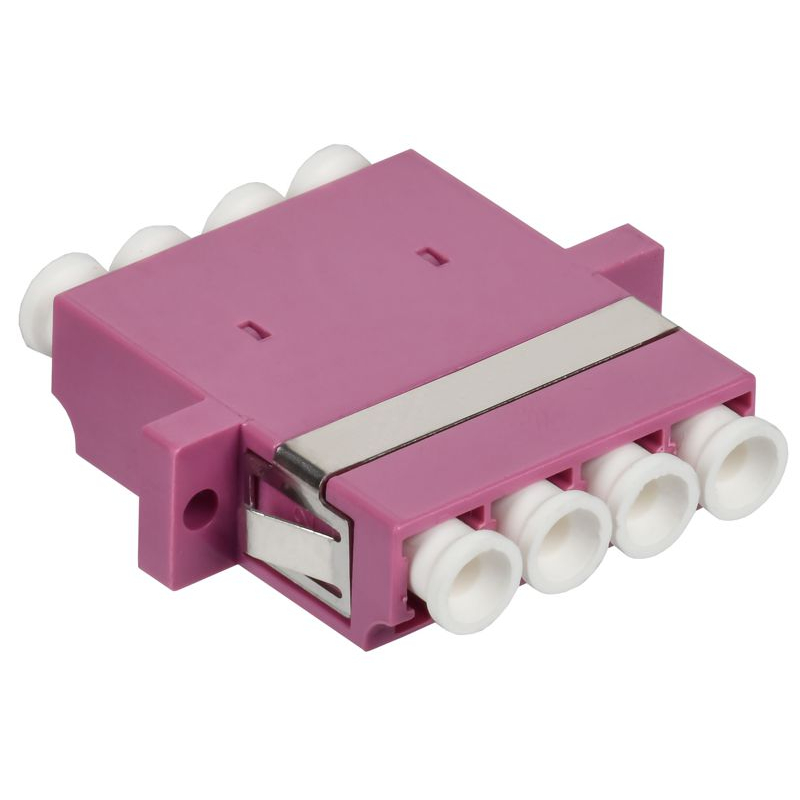 ITK Адаптер оптический проходной LC-quad OM4 UPC