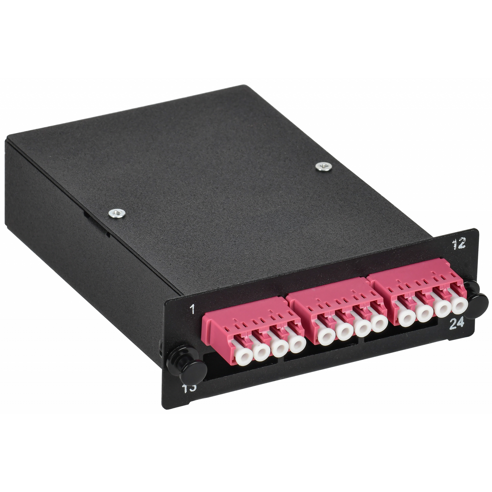 ITK Кассета для кросса ST OM4 MTP male 3хLC-quad (12 ОВ)