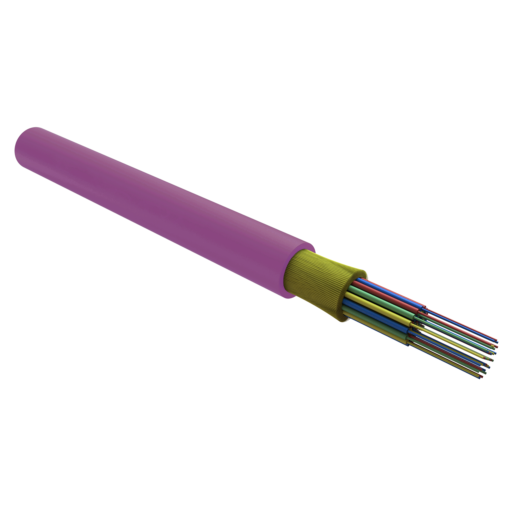 ITK Кабель оптический ОКВнг (А)-HF-РД-24 (G.651) распределительный IN OM4 50/125 24 волокон LSZH 2000м