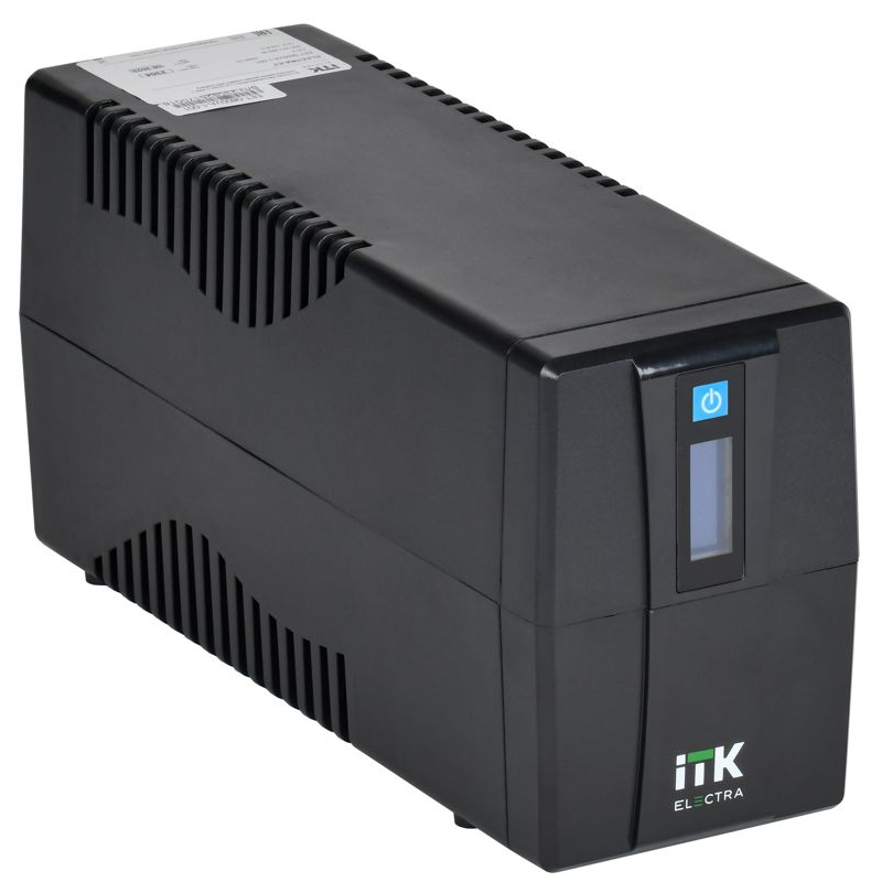 ITK ELECTRA ET ИБП однофазный линейно-интерактивный 800ВА/480Вт 2хSchuko LCD дисплей АКБ 1х9AH USB