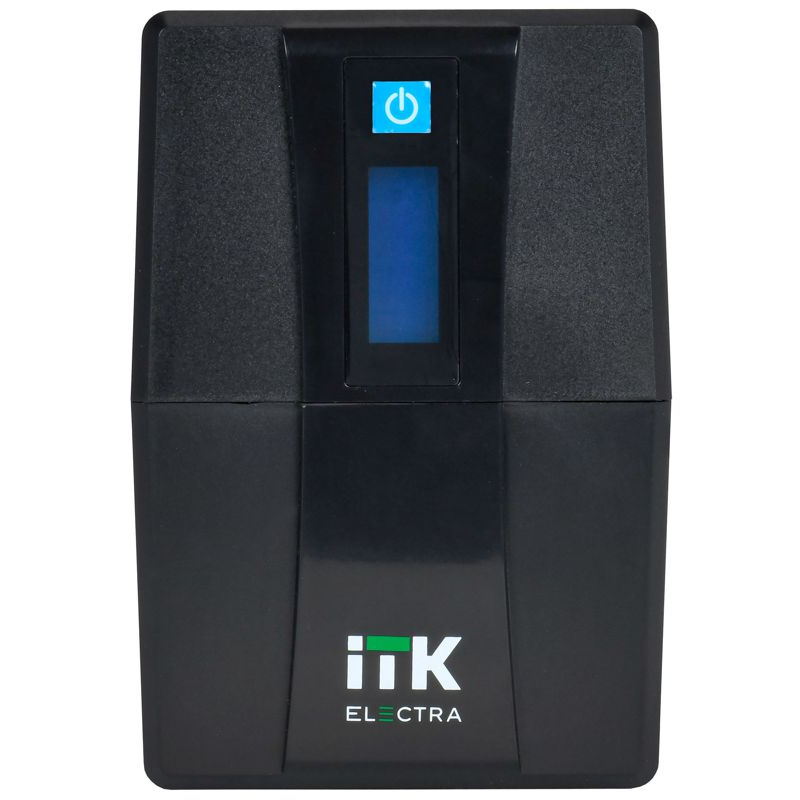 ITK ELECTRA ET ИБП однофазный линейно-интерактивный 800ВА/480Вт 2хSchuko LCD дисплей АКБ 1х9AH USB