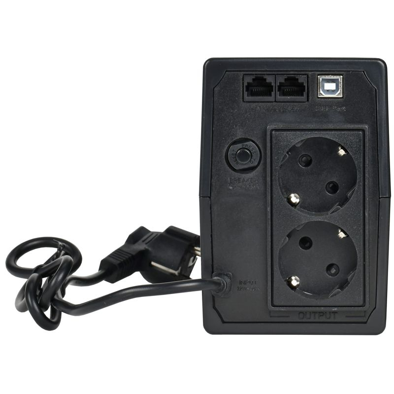 ITK ELECTRA ET ИБП однофазный линейно-интерактивный 800ВА/480Вт 2хSchuko LCD дисплей АКБ 1х9AH USB