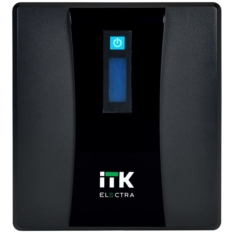 ITK ELECTRA ET ИБП однофазный линейно-интерактивный 1000ВА/600Вт 4хSchuko LCD дисплей АКБ 2х7AH USB