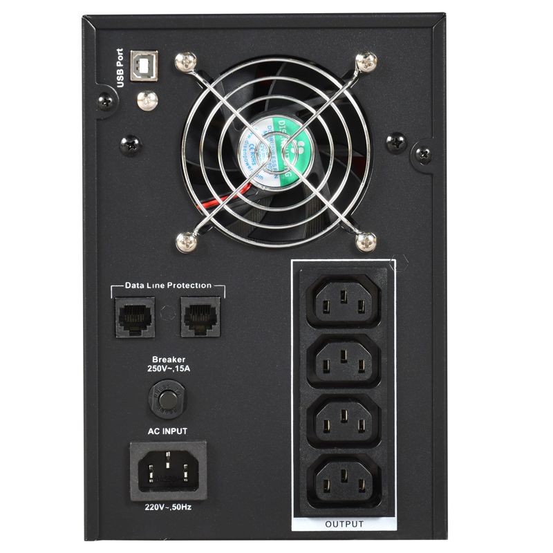 ITK ELECTRA ET ИБП однофазный линейно-интерактивный 3кВА/1,8кВт 4хС13 LCD дисплей АКБ 4х9AH USB RJ45/11