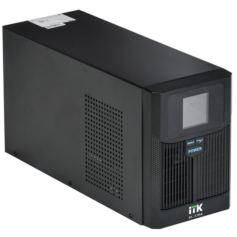 ITK ELECTRA LT ИБП однофазный линейно-интерактивный 1кВА/0,8кВт 4хС13 LCD дисплей АКБ 2х7AH USB RJ45/11